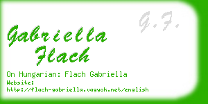 gabriella flach business card